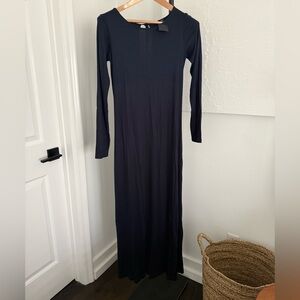 Club Monaco Classic Dark Navy Long Dress